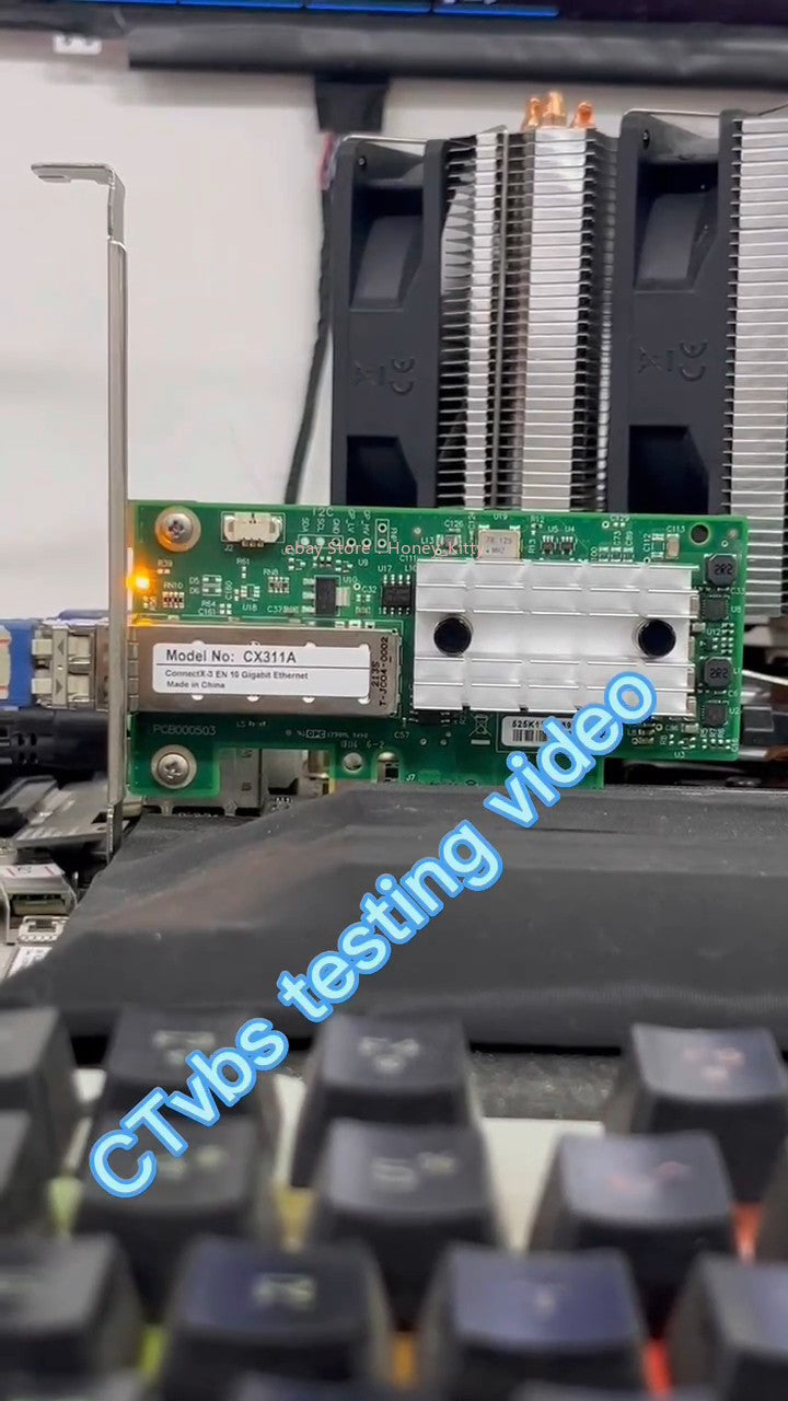 Mellanox MCX311A-XCAT ConnectX-3 EN 10G Ethernet 10GbE SFP+ PCIe NIC w/2 Bracket