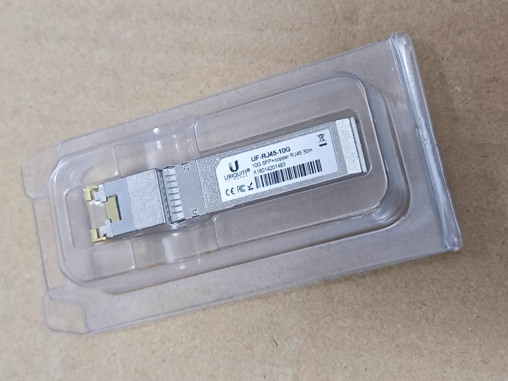 1pcs Ubiquiti UF-RJ45-10G Compatible 10G SFP+ Copper RJ-45 30m Transceiver