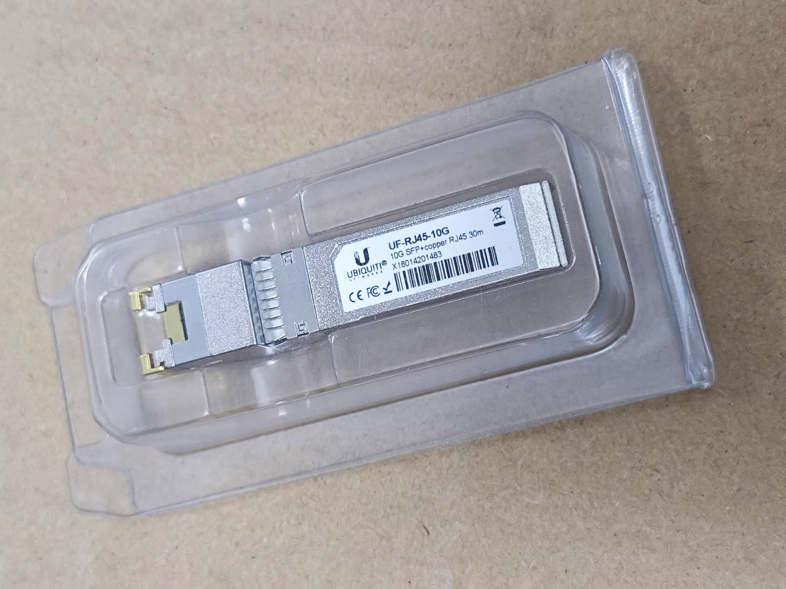 1pcs Ubiquiti UF-RJ45-10G Compatible 10G SFP+ Copper RJ-45 30m Transceiver
