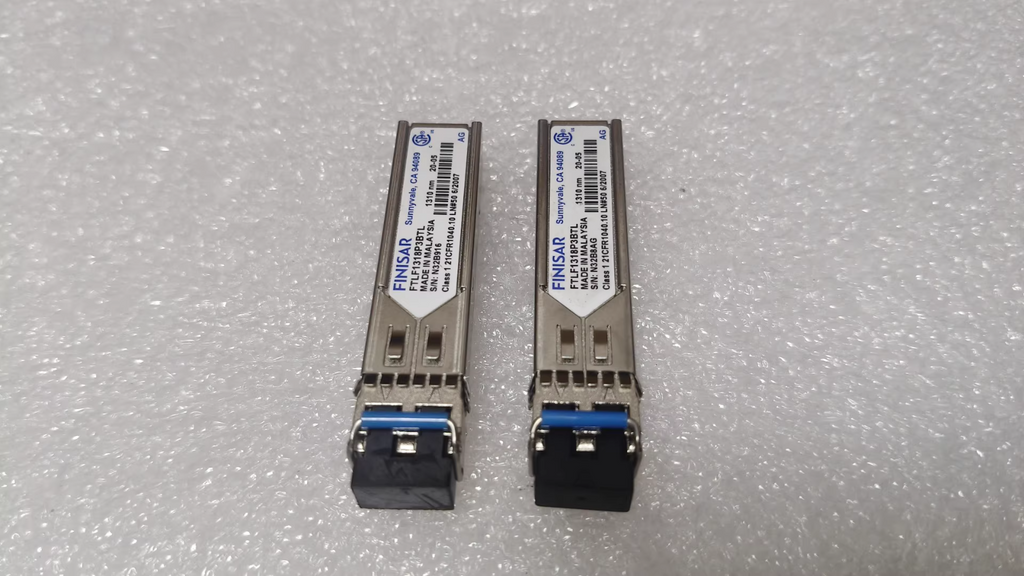 2PCS Finisar Industrial Temperature 1310nm 10KM SFP Transceiver FTLF1318P3BTL