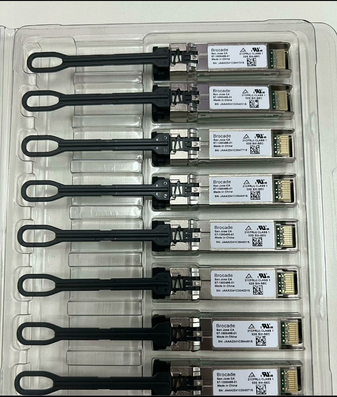 Brocade 57-1000485-01 XBR-000412 SFP+ 32G SW-SEC X7 X6 G730 G720 G630 G620 G610