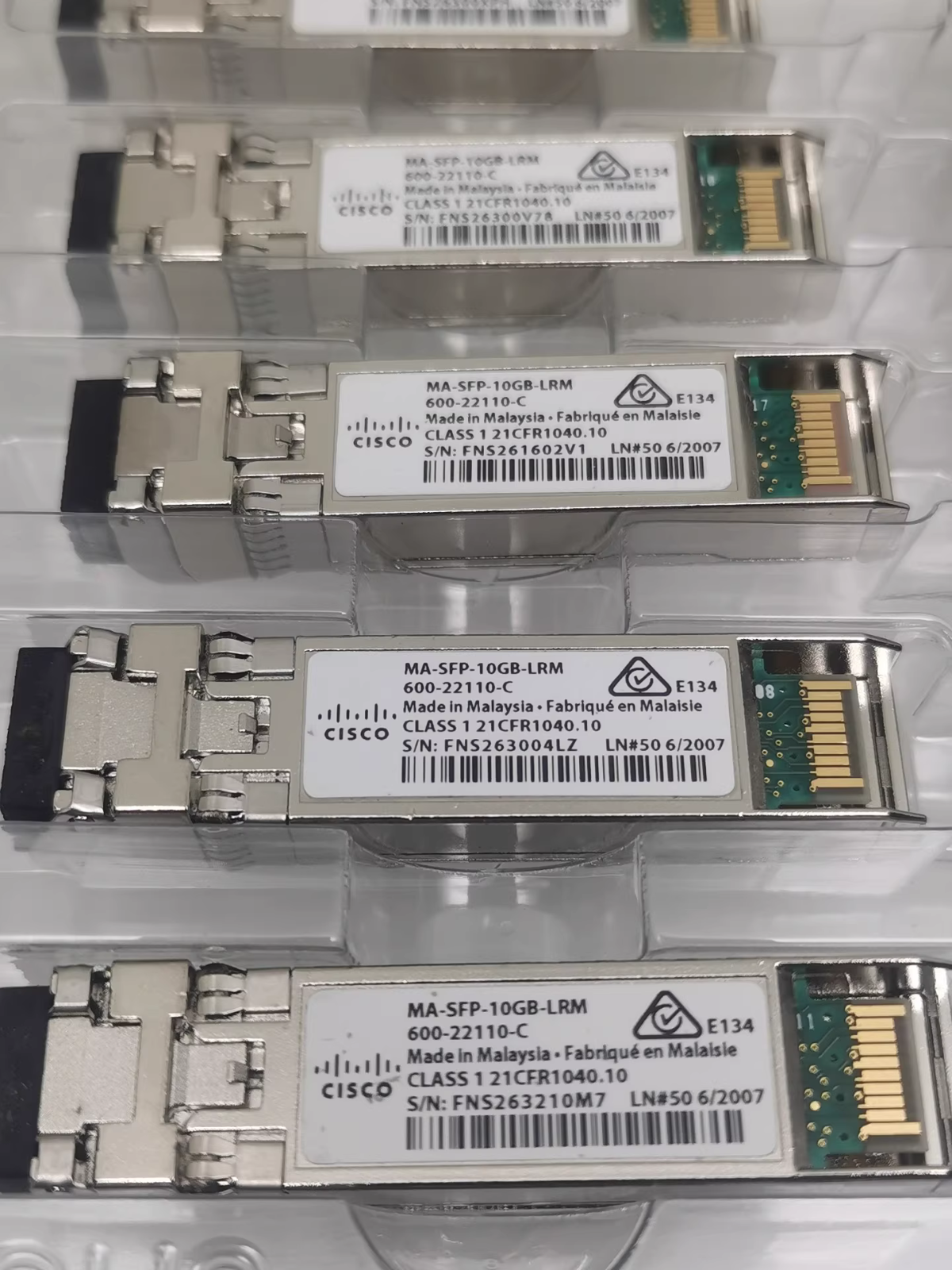 Cisco Meraki MA-SFP-10GB-LRM 600-22110-C 10GBASE-LRM SFP+ Transceiver 1PCS