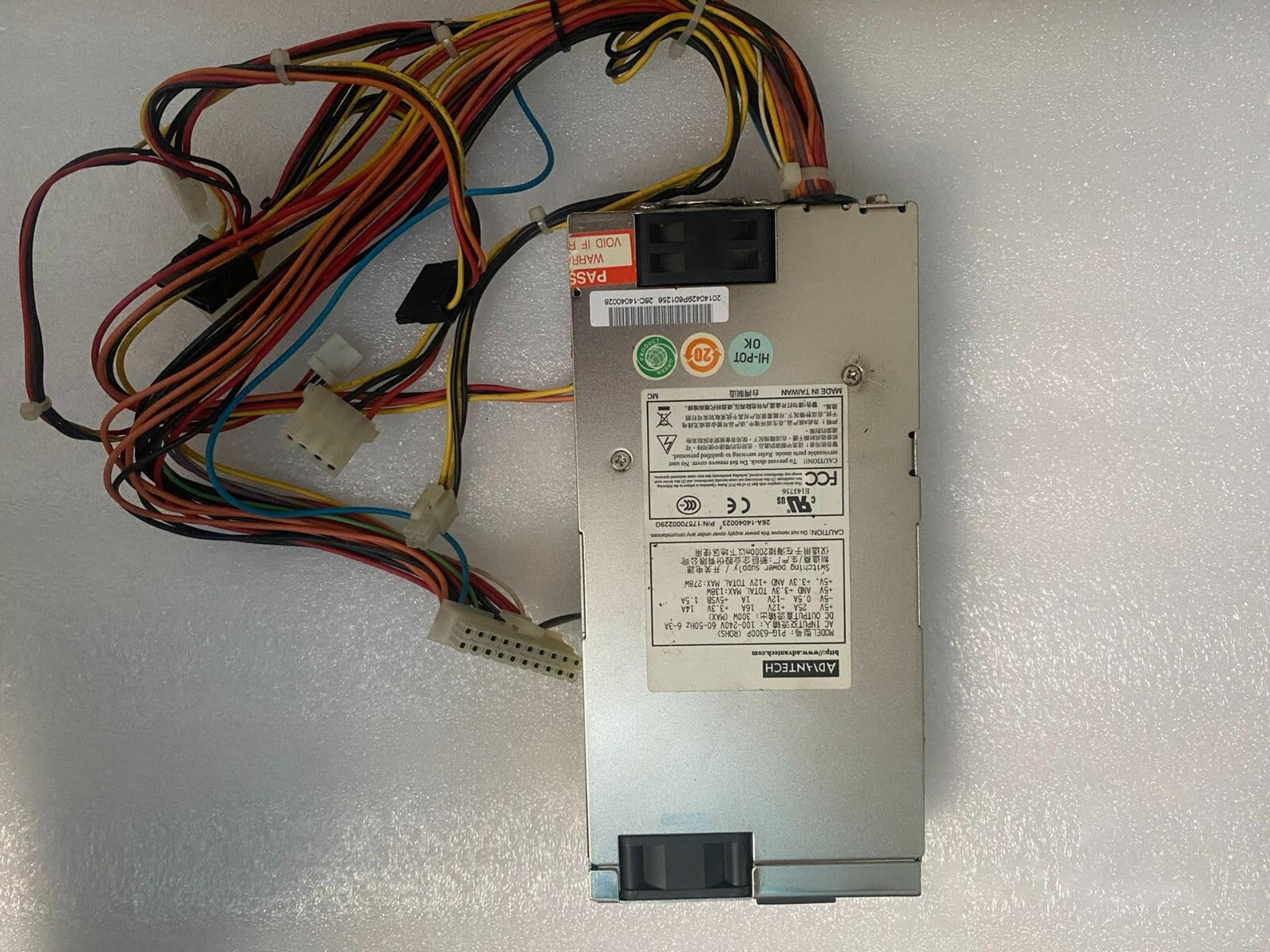 1PC Advantech P1G-6300P Power Supply TESTED ＆ FAST SHIP