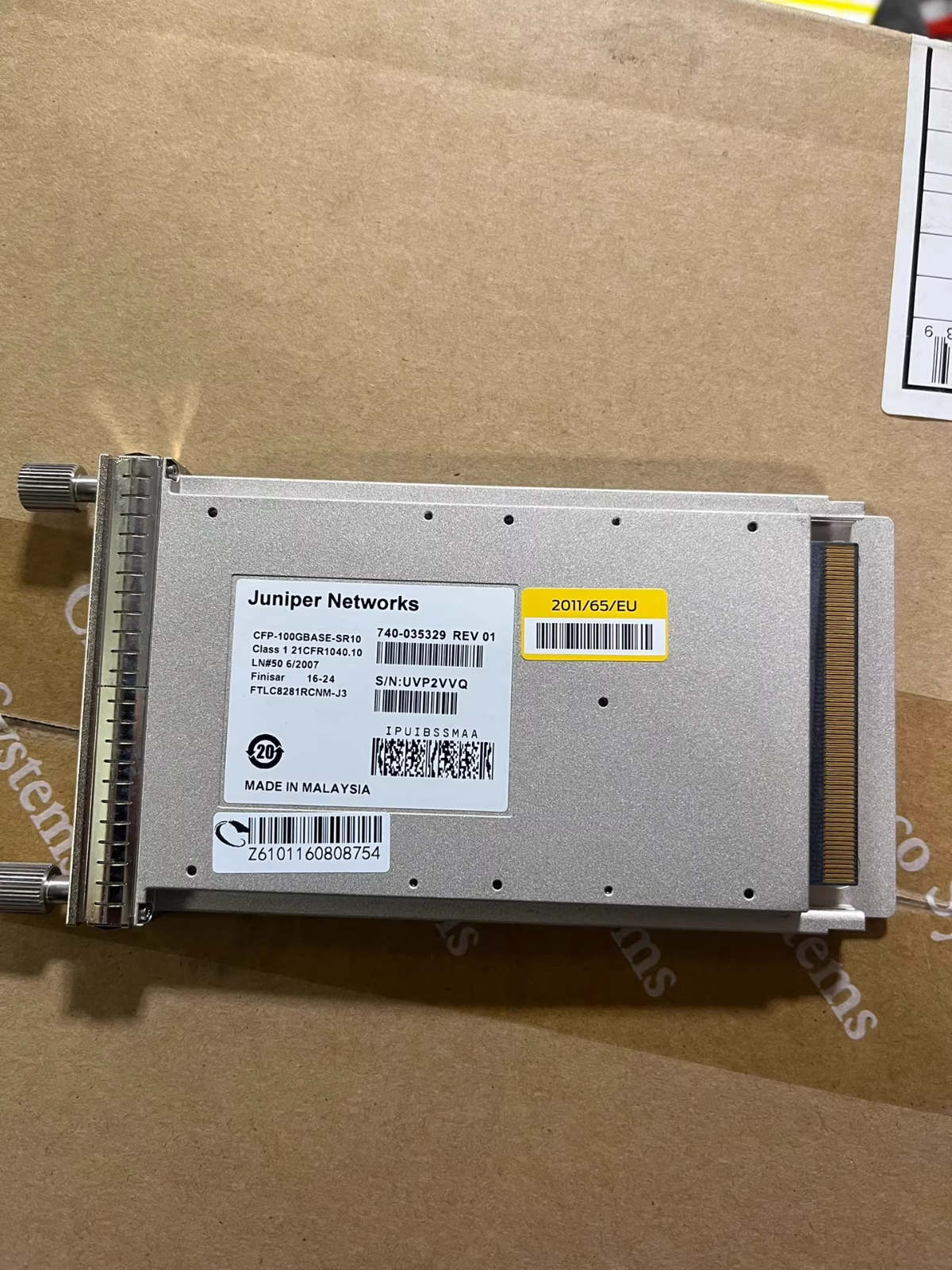 1PCS Juniper 740-035329 | FTLC8281RCNM-J3 IPUIBSSMAA 100GBASE CFP Transceiver