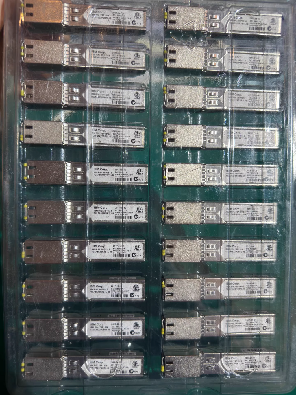 10PCS IBM 78P1518 Finisar FCLF8522P2BTL-IB Copper RJ-45 Modules