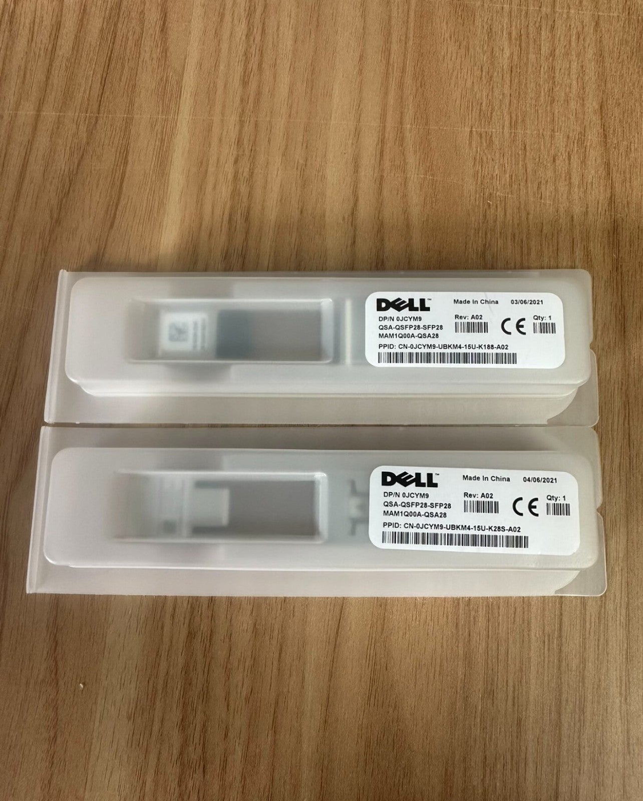 1 Stück Dell QSA28 Adapter 0JCYM9 QSA-QSFP28-SFP28 MAM1Q00A-QSA28 Adapter