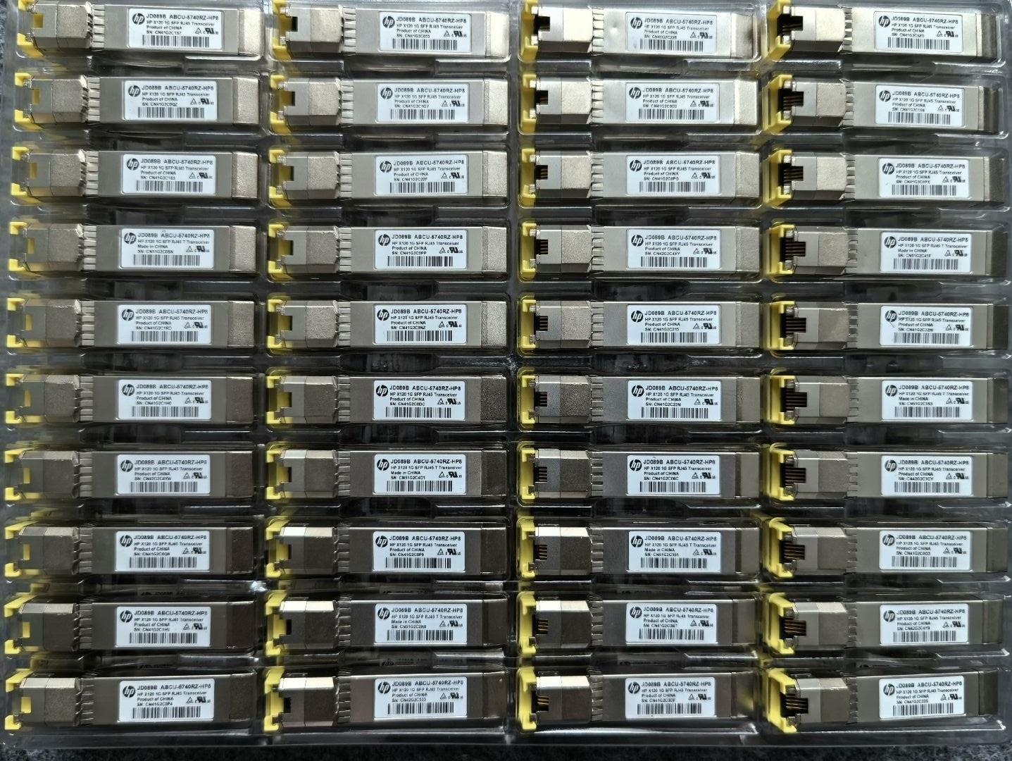 2 St. HP JD089B X120 1G SFP (RJ-45) 1000BASE-T Transceiver-Modul ABCU-5740RZ-HP8