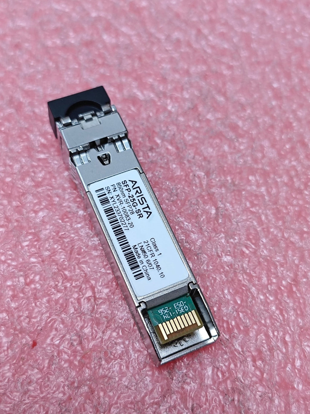 1 unidad Arista SFP-25G-SR 25GBASE-SR XVR-10083-20 SFP28 SR 850nm LC MMF Transceptor