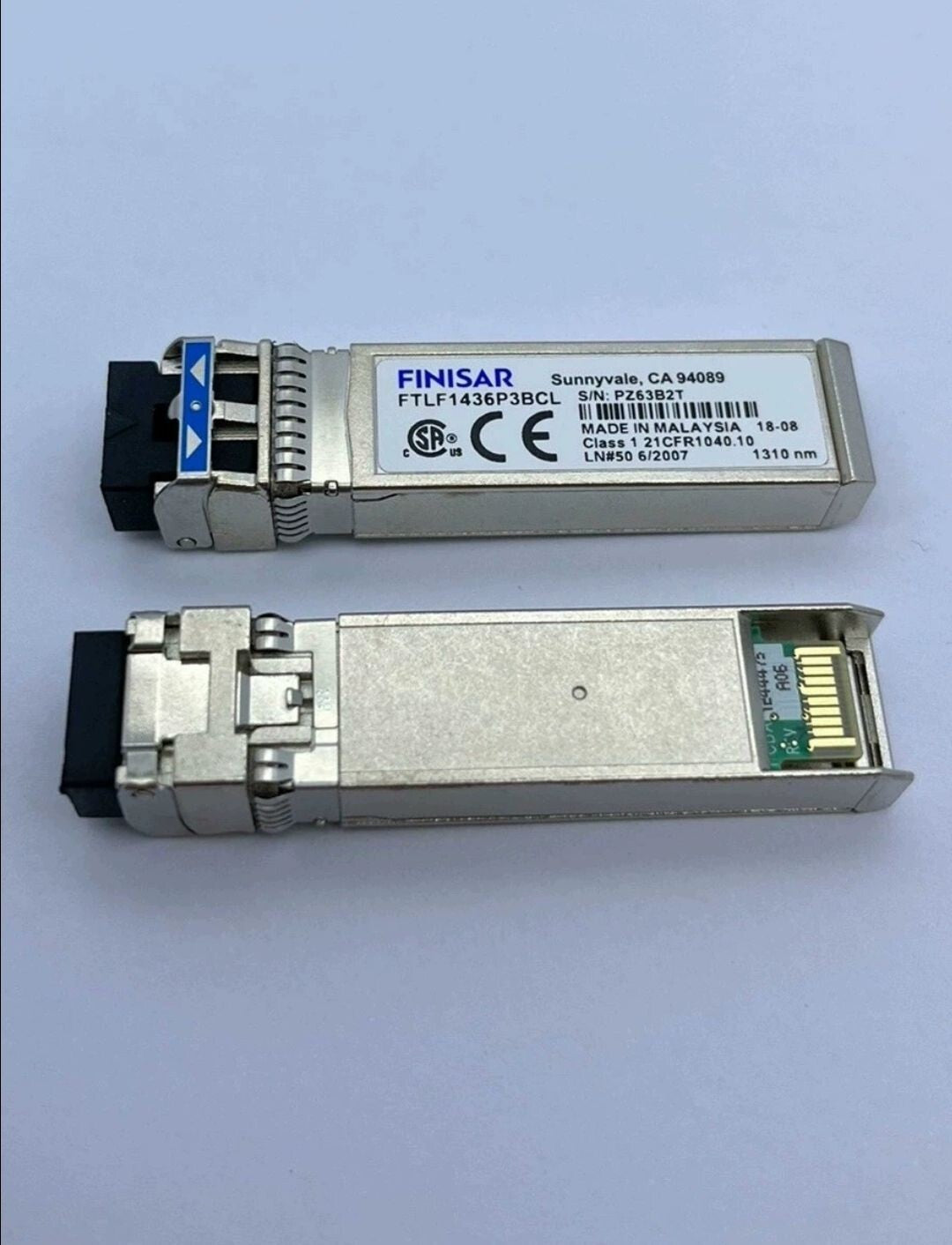 1 unidad Finisar FTLF1436P3BCL 25GBASE-LR 25GE SFP-25G-LR SFP28 Módulo LC SMF de 10 km