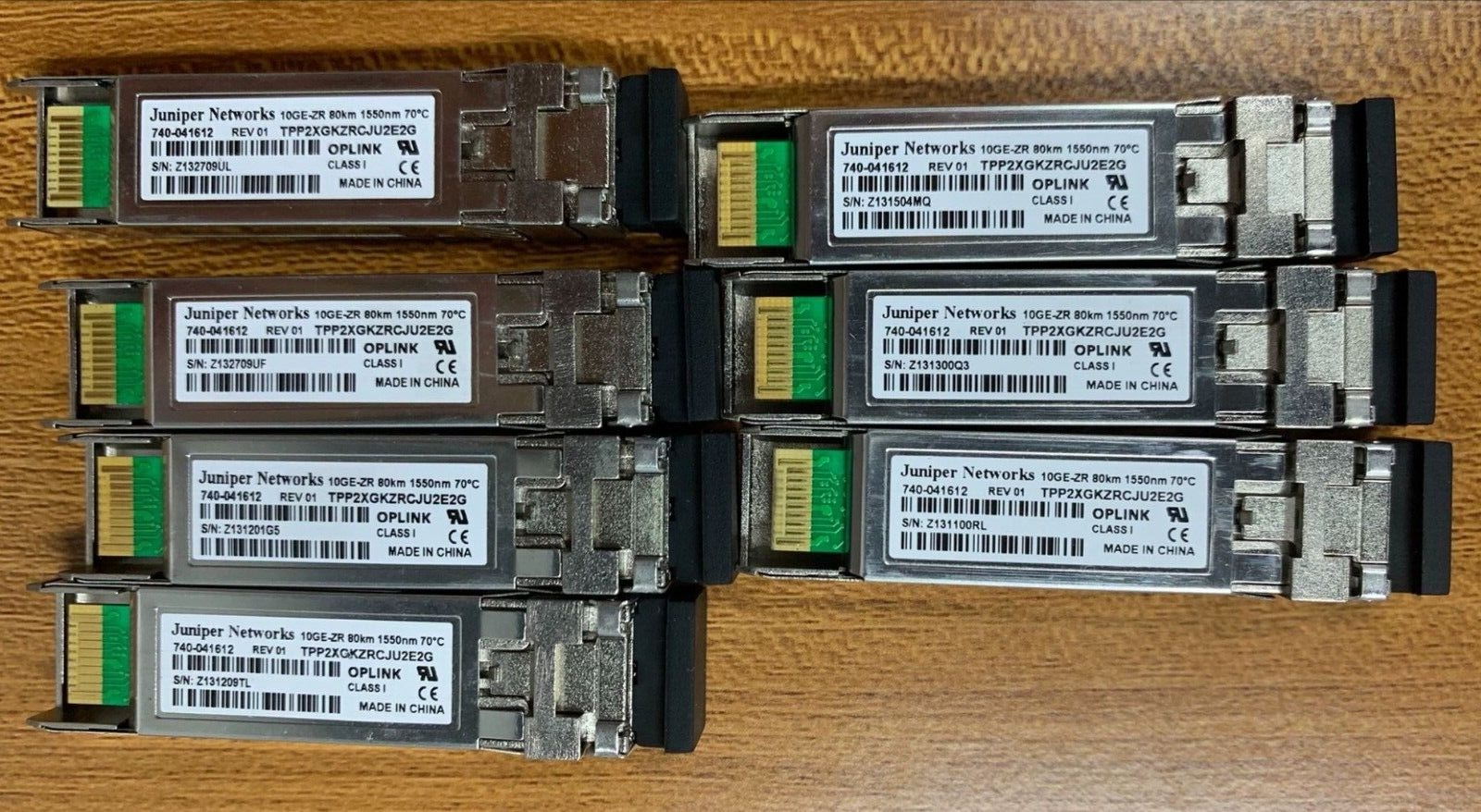 1pcs Juniper Networks SFPP-10GE-ZR 10GE-ZR 80KM 740-041612 1550nm 10Base-ZR SFP