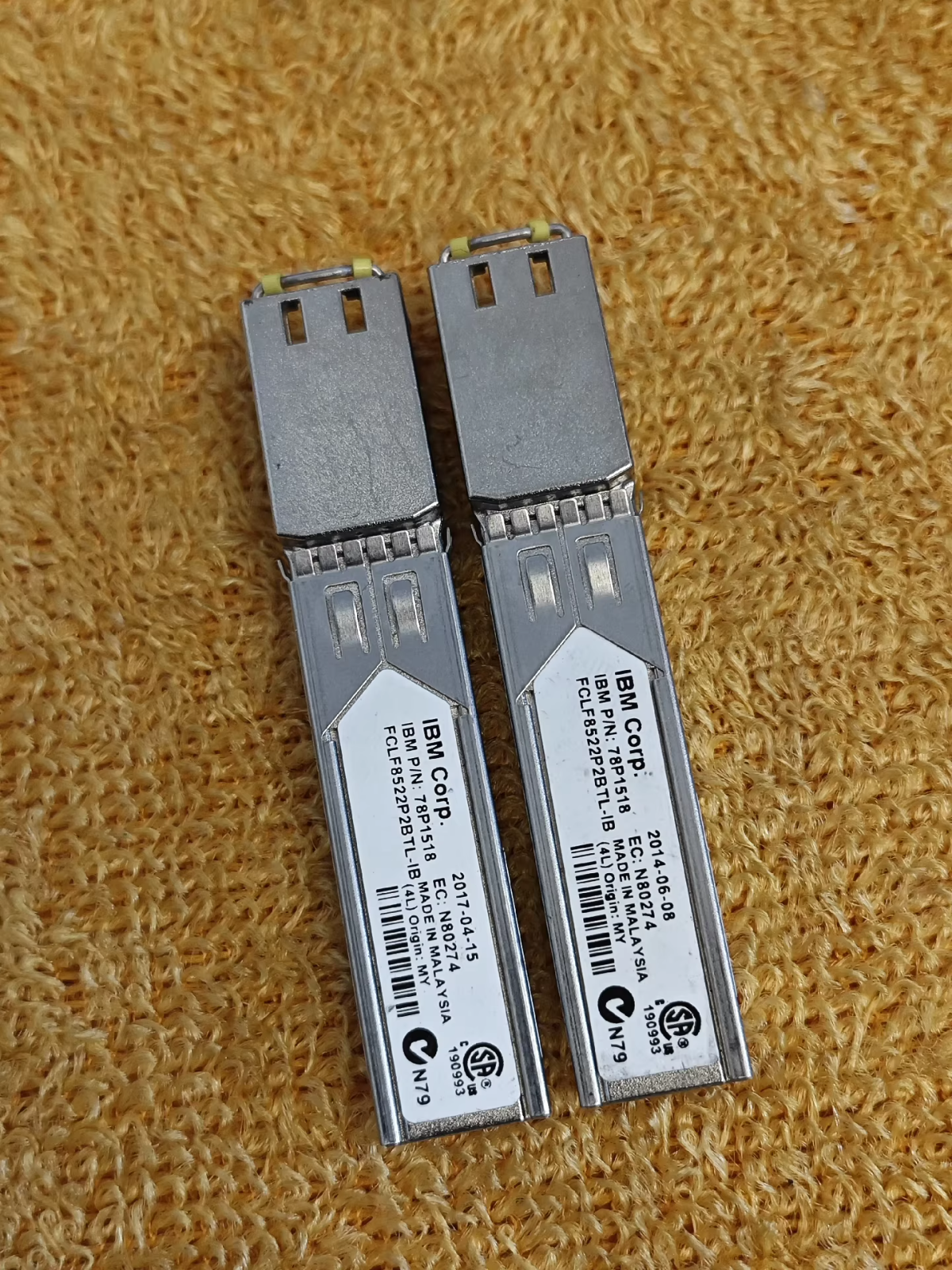 10 Módulos IBM 78P1518 Finisar FCLF8522P2BTL-IB Cobre RJ-45