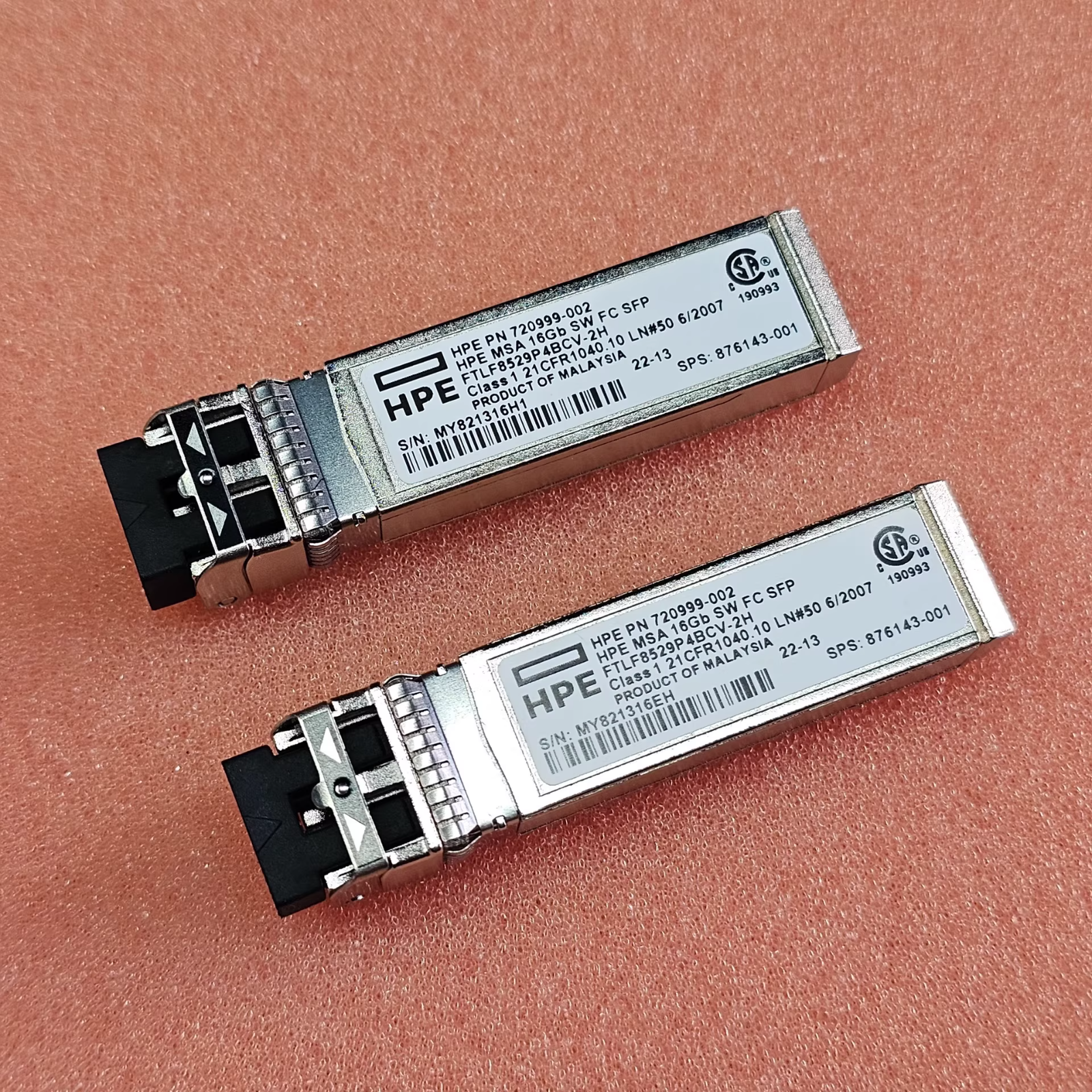 1pc HPE C8R24B HP MSA 720999-002 16GB Short Wave Fibre Channel 876143-001 SFP+