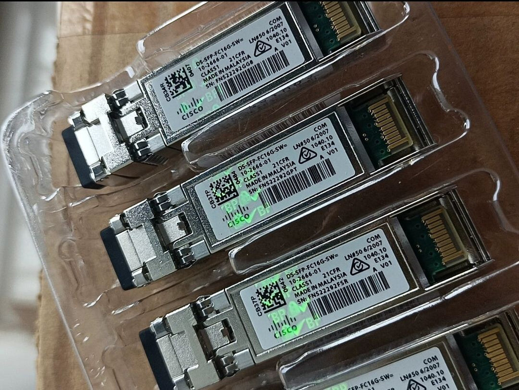 1PCS GENUINE Cisco 10-2666-01 DS-SFP-FC16G-SW= 16GB SFP+ SW 850nm MMF LC Module