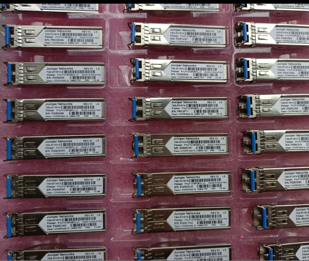 10 unidades Juniper 740-011614 1000Base-LX EX-SFP-1GE-LX SRX Módulo transceptor SFP