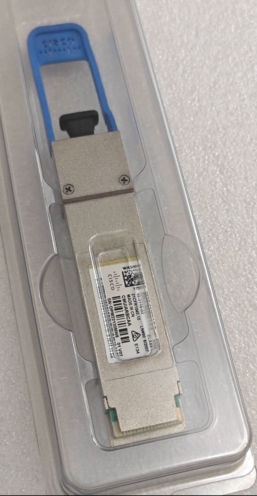 1PCS Cisco 10-3118-02 QSFP-4X10G-LR-S 4x10GBASE-LR 1310nm 10km SMF QSFP Module