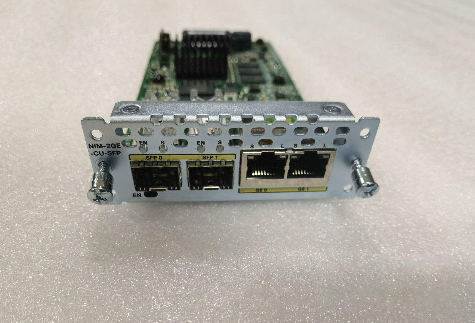 Cisco NIM-2GE-CU-SFP 2-Port Gigabit Ethernet Dual-Mode GE/SFP Module