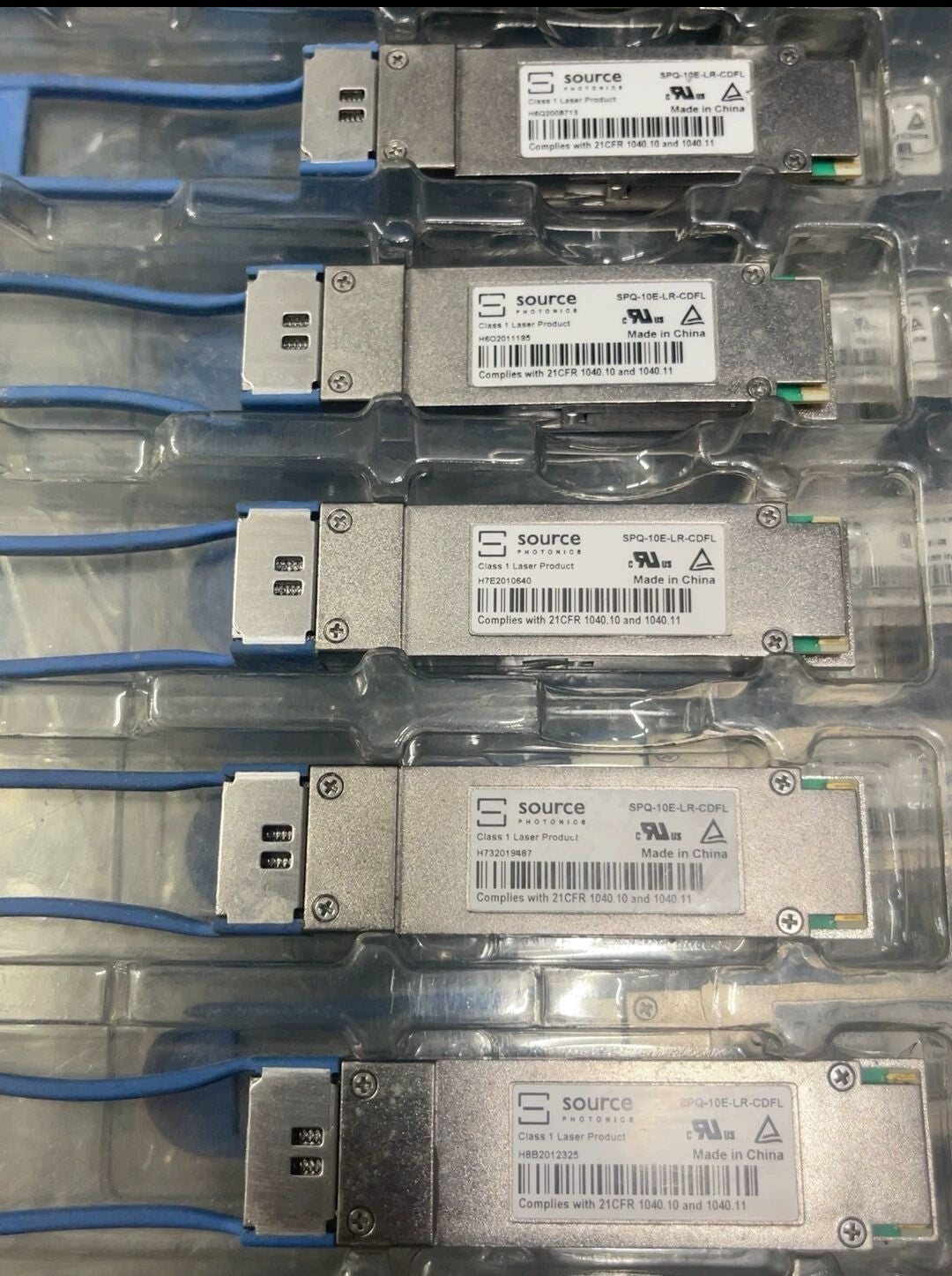 1pcs Source Photonics SPQ-10E-LR-CDFL QSFP 40G LR4 2KM TRANSCEIVER MODULE