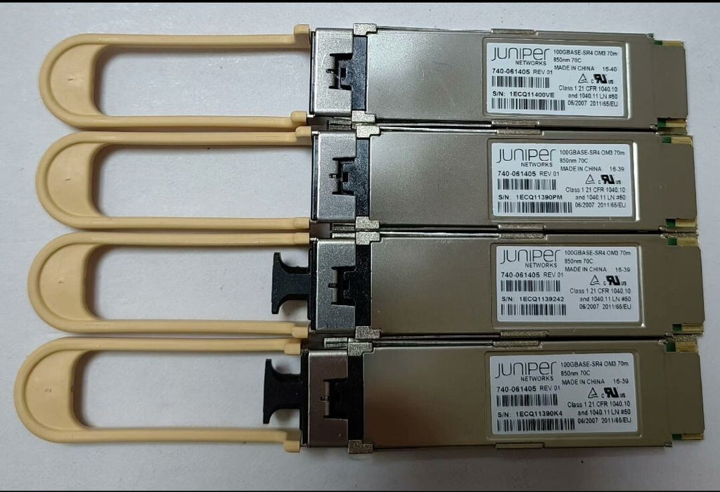 1pcs JUNIPER JNP-QSFP-100G-SR4 100GBASE-SR4 100G QSFP28 850NM Transceiver