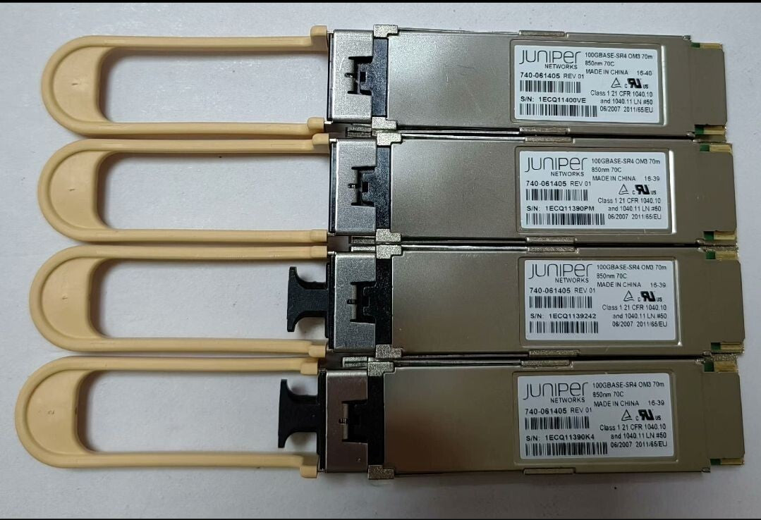 1pcs JUNIPER JNP-QSFP-100G-SR4 100GBASE-SR4 100G QSFP28 850NM Transceiver