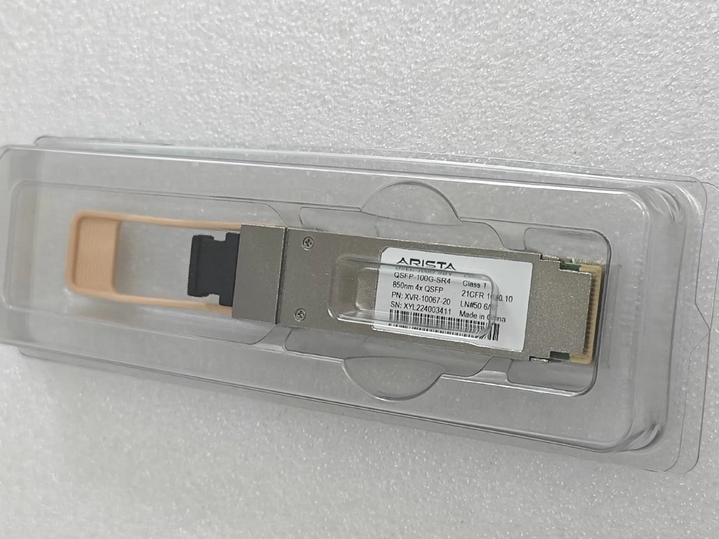Arista QSFP-100G-SR4 850nm 4x 100G Transceiver Module P/N XVR-10067-20 1PCS