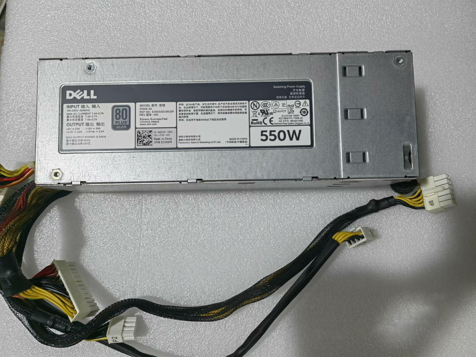 Fuente de alimentación para servidor Dell T420 550W F550E-S0 DH550E-S1 DPS-550PB A 96R8Y 2G4WR