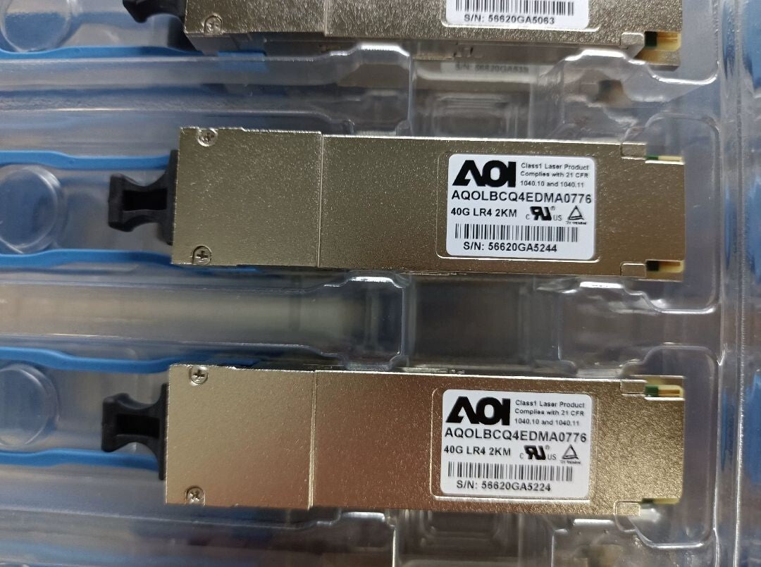 4 St. AOI QSFP+ 40G-LR4 Lite 2km 1301nm 4xCWDM Daul LC SMF AQOLBCQ4EDMA0776