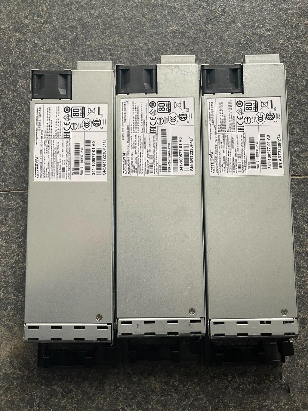 1 unidad Cisco PWR-C1-715WAC-P 341-100577-01 Fuente de alimentación de CA para la serie C9300, en buen estado