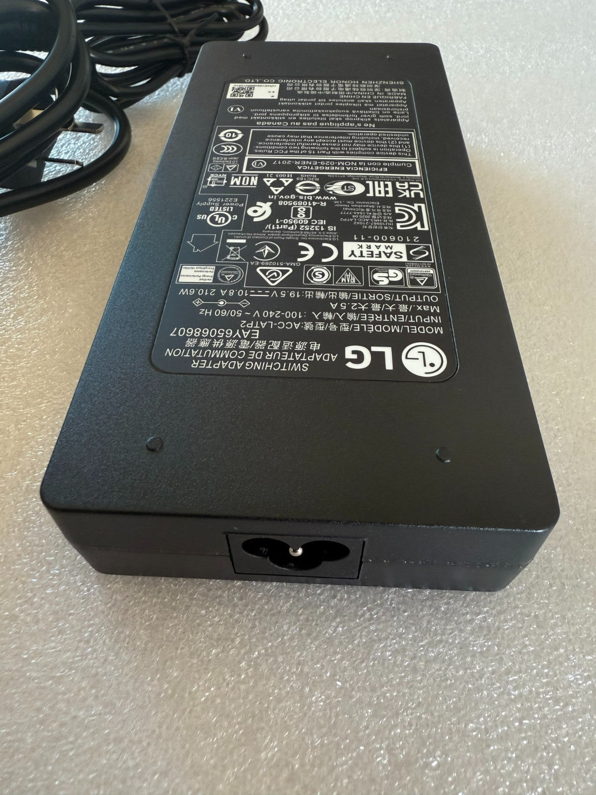 1 St. ACC-LATP2 EAY65068607 AC 210.6W/19.5V Adapter für LG 28MQ780-B Monitor
