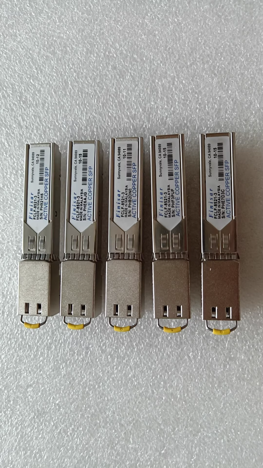 Finisar FCLF-8521-3 SFP Module SFP Copper RJ-45 Transceiver QTY 4