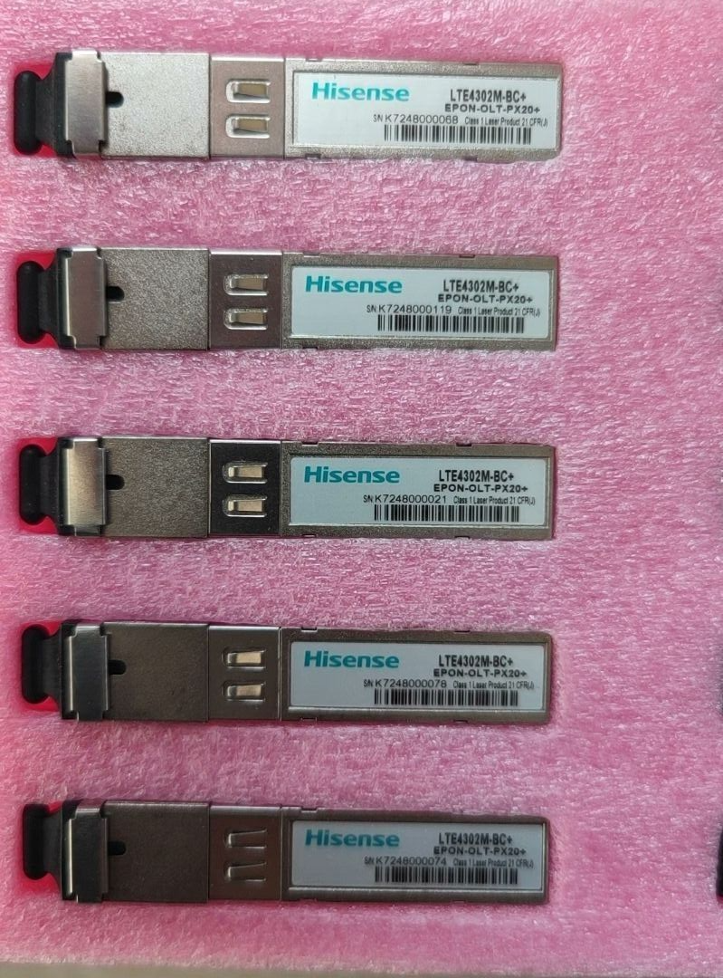 5pcs LTE4302M-BC+ EPON-OLT-PX20+ 1.25G single mode SFP transceiver