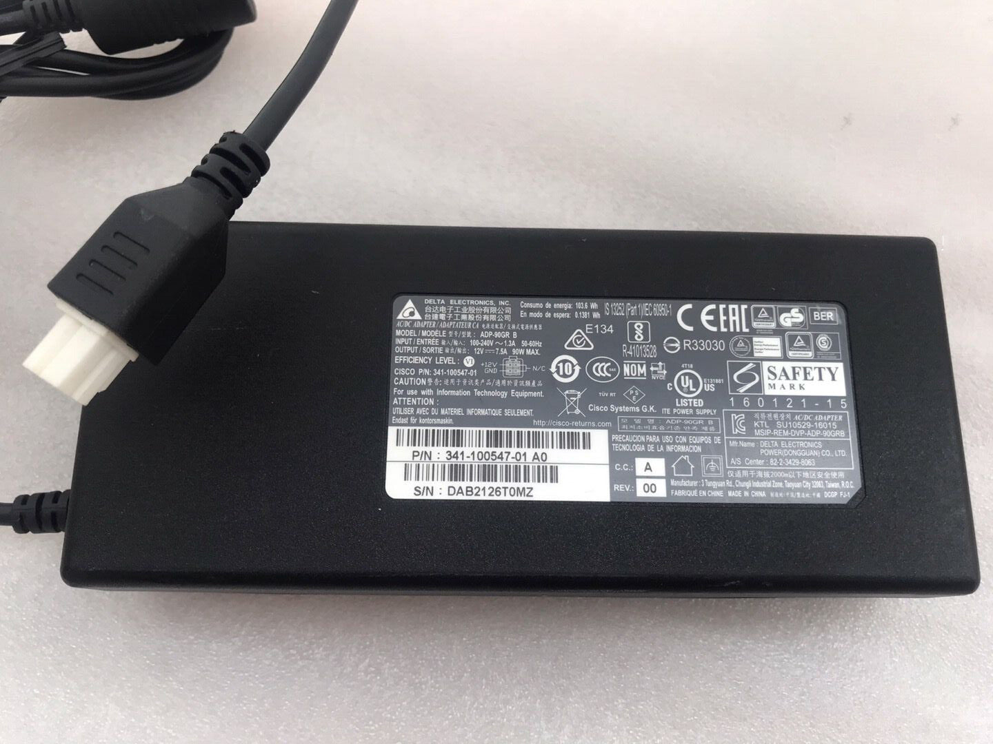 Fuente de alimentación de repuesto Cisco PWR-4220-AC ISR4221 341-100547-01 para adaptador 4221 ISR