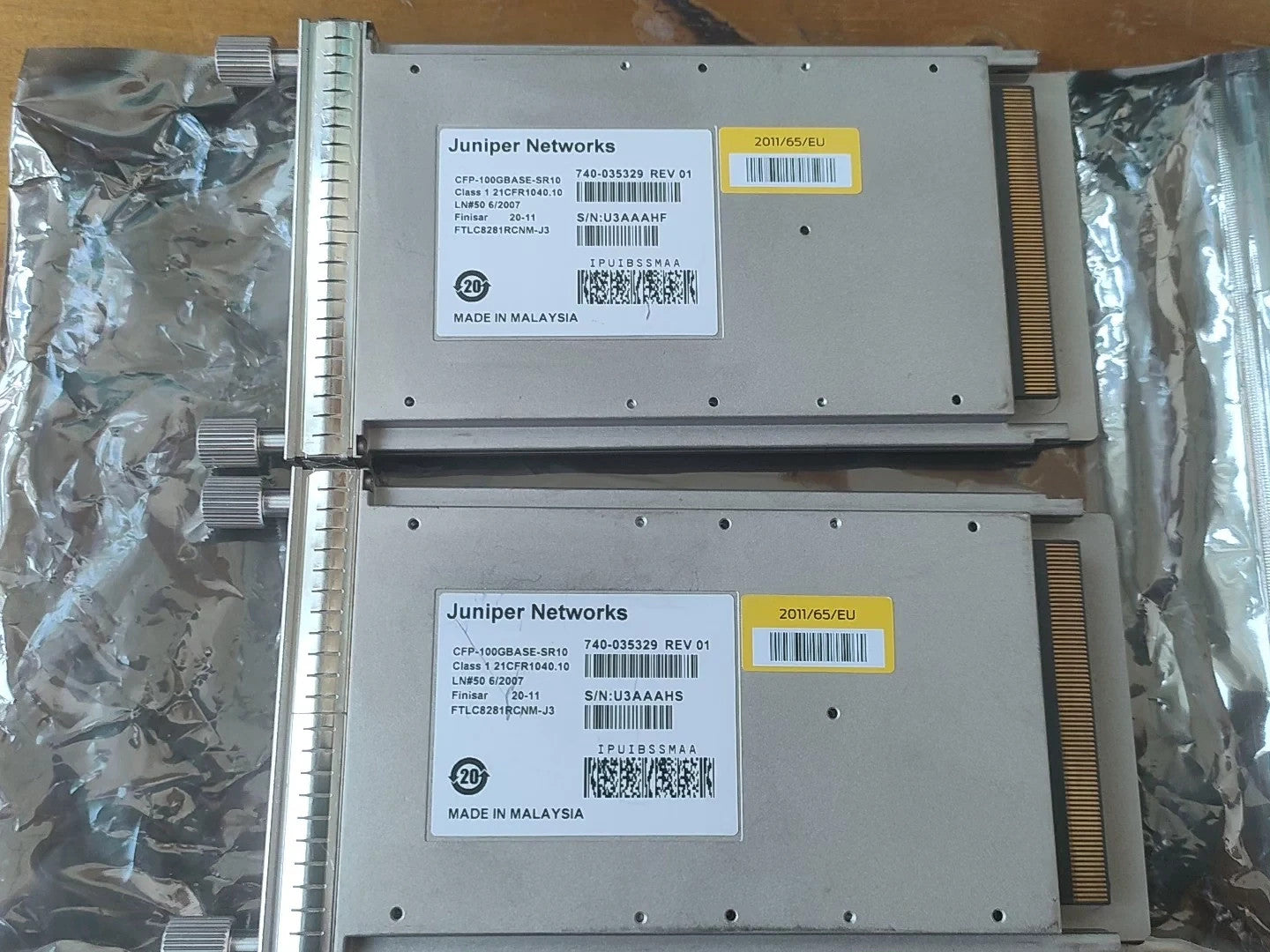 1PCS Juniper 740-035329 | FTLC8281RCNM-J3 IPUIBSSMAA 100GBASE CFP Transceiver