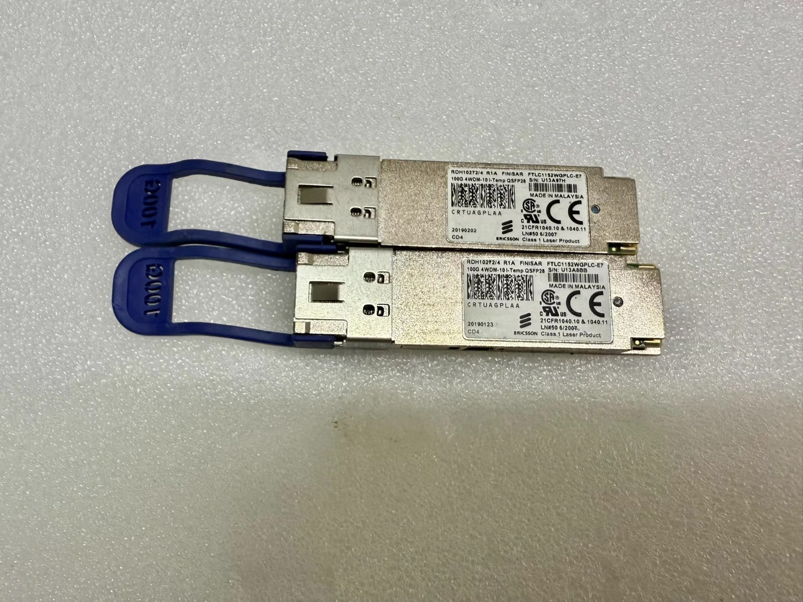 1PCS Ericsson RDH10272/4 QSFP28 CWDM4 10km 100G FTLC1152WGPLC-E7 CRTUAGPLAA