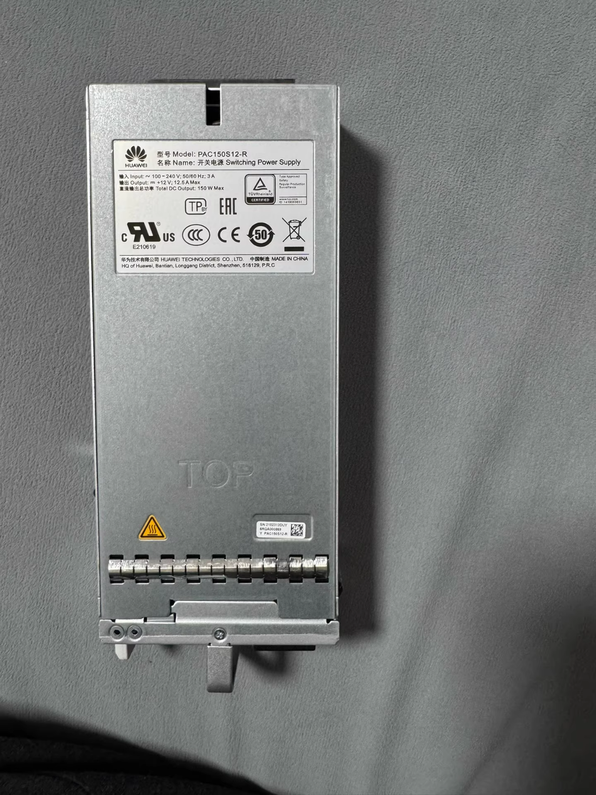 1 unidad de fuente de alimentación original PAC150S12-R para S5735-S48S4X S5731