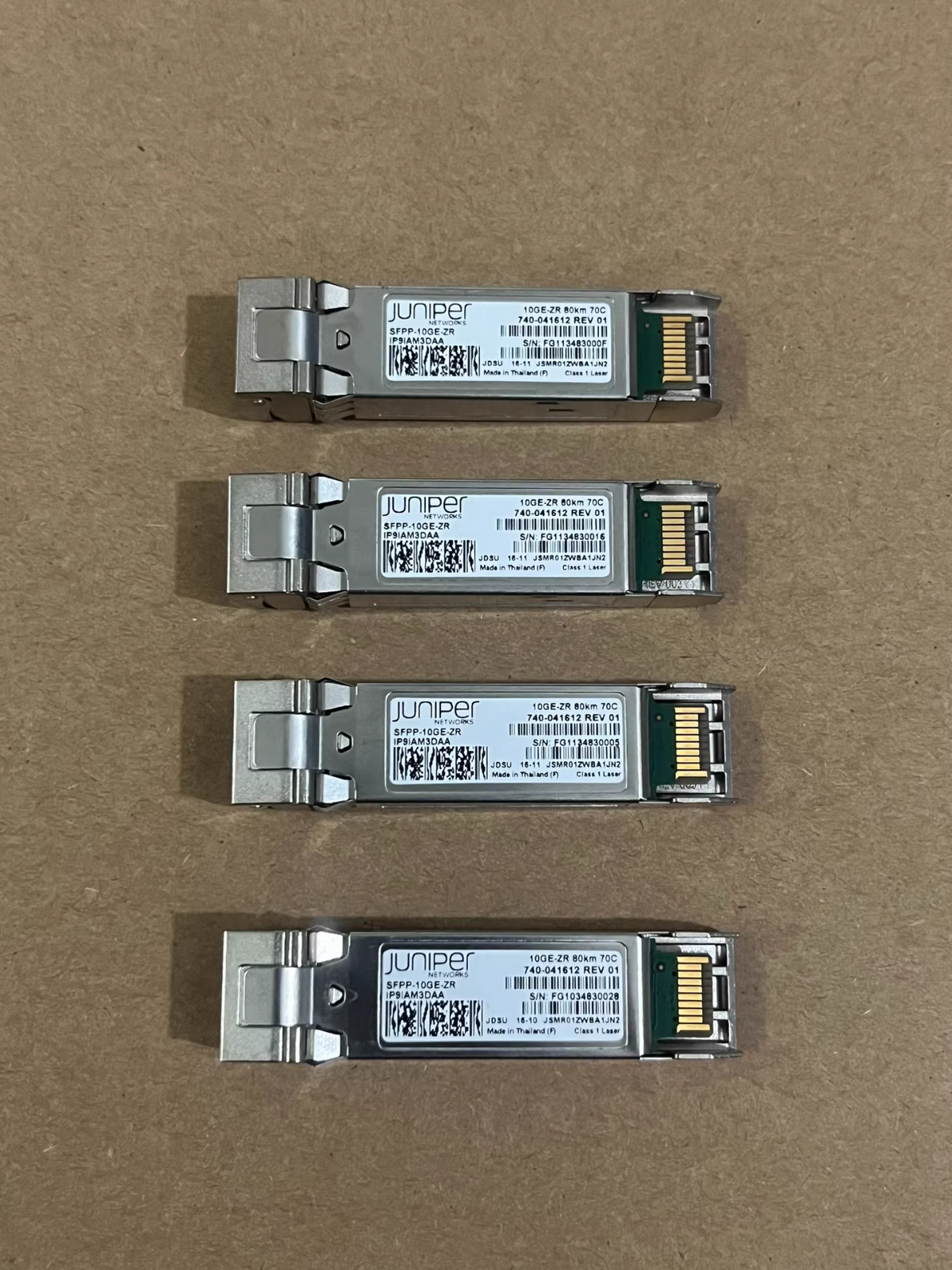 Juniper SFPP-10GE-ZR 10GE-ZR 740-041612 1550nm 80KM 10Base-ZR SFP Module Qty 1