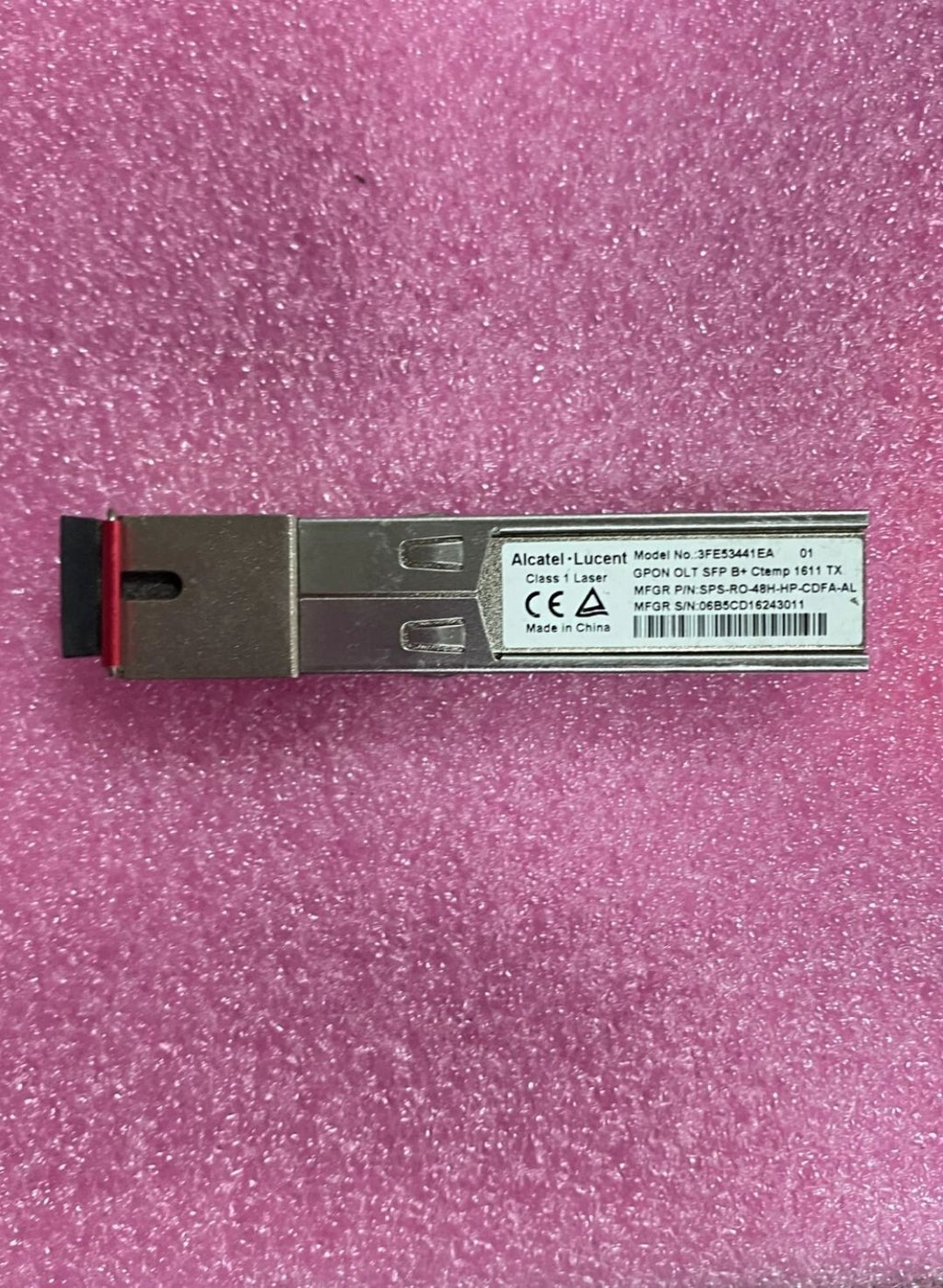 2 unidades Alcatel-Lucent Nokia 3FE53441EA Gpon OLT SFP B+ 2.5G 1611nm 20KM Óptico