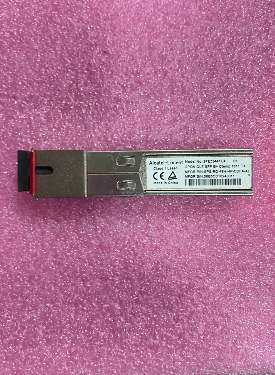 2pcs Alcatel-Lucent Nokia 3FE53441EA  Gpon OLT SFP B+ 2.5G 1611nm 20KM Optical