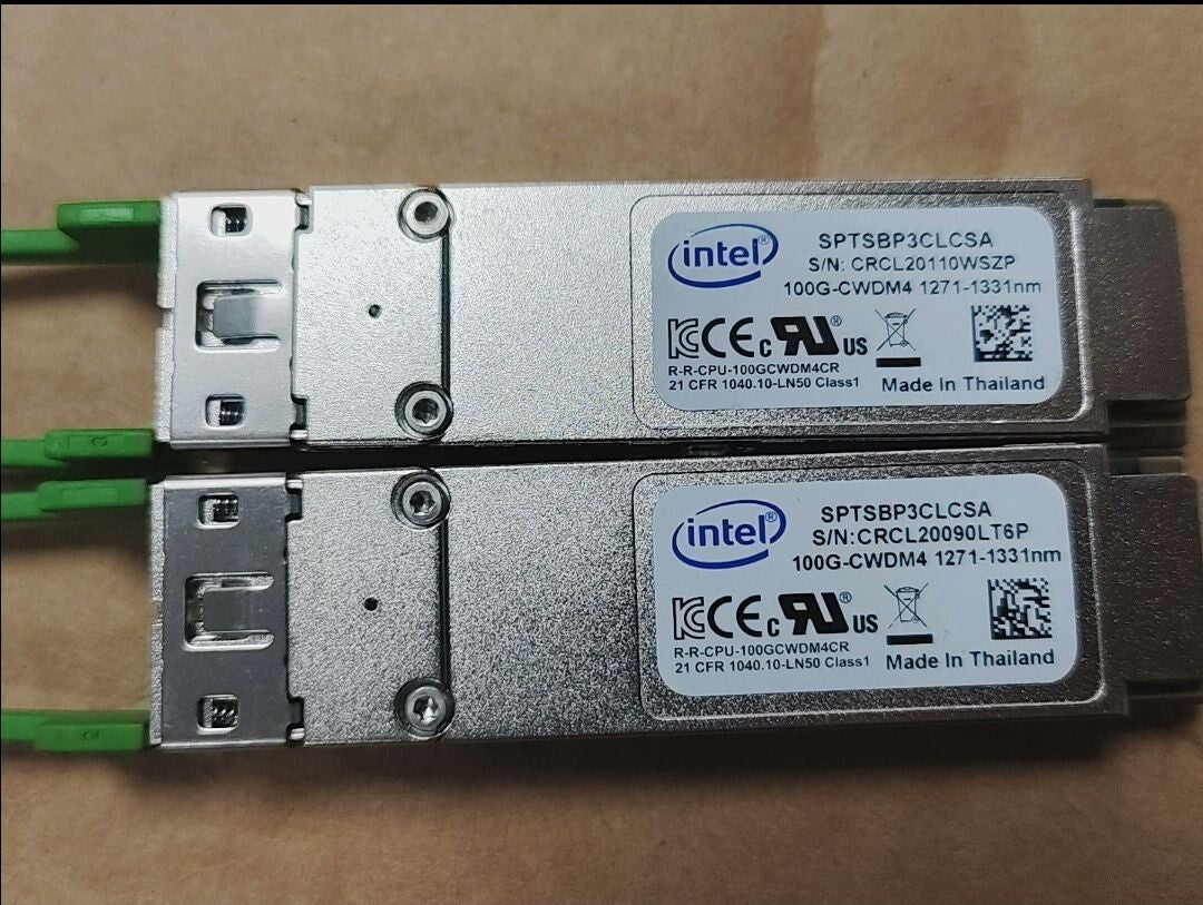 1pcs INTEL SPTSBP3CLCSA 100G-CWDM4 1271-1331nm Transceiver module