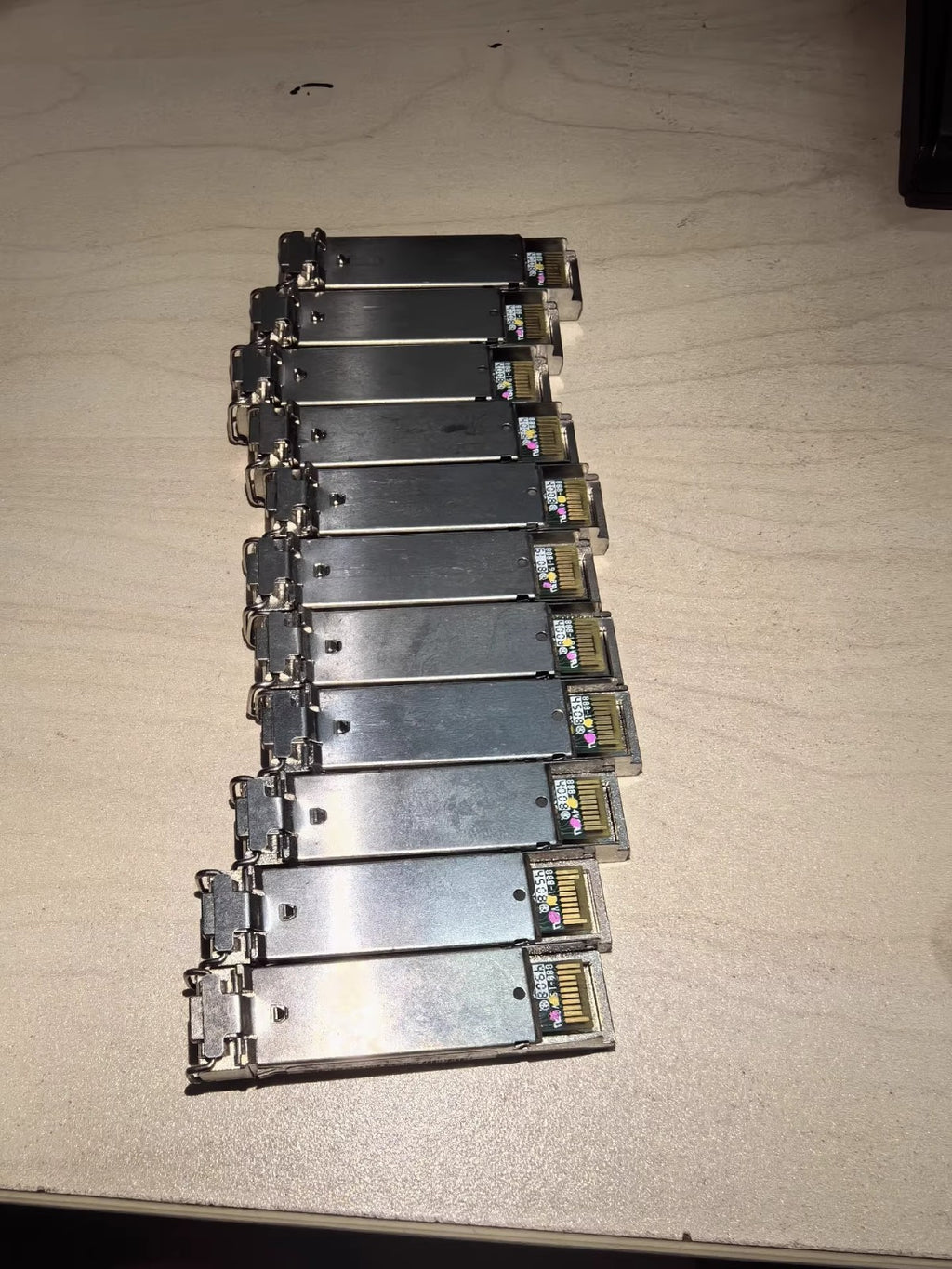 10 unidades de Cisco SFP-GE-L Gigabit 1GE 1000Base-LX 1310nm SFP 10km 10-2144-01 originales