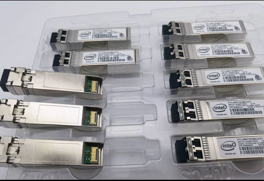 10pcs Intel FTLX8571D3BCVIT1 E65689-003 10Gb SR 850NM Transceiver For dell X520