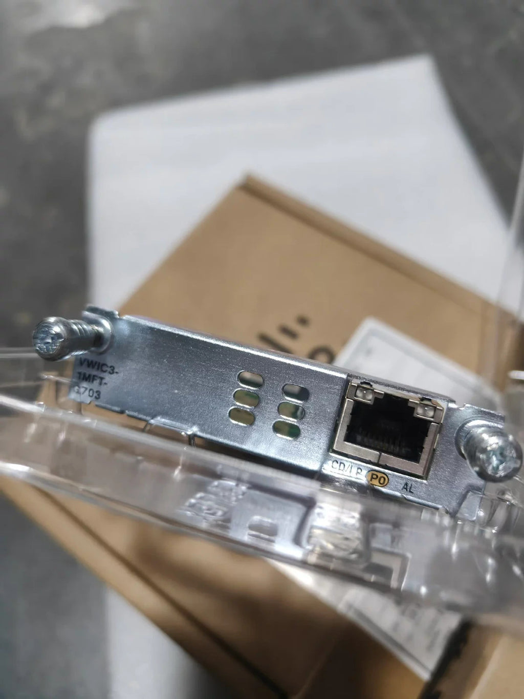 1 unidad Tarjeta de Interfaz WAN de Voz Cisco VWIC3-2MFT-G703 original nueva
