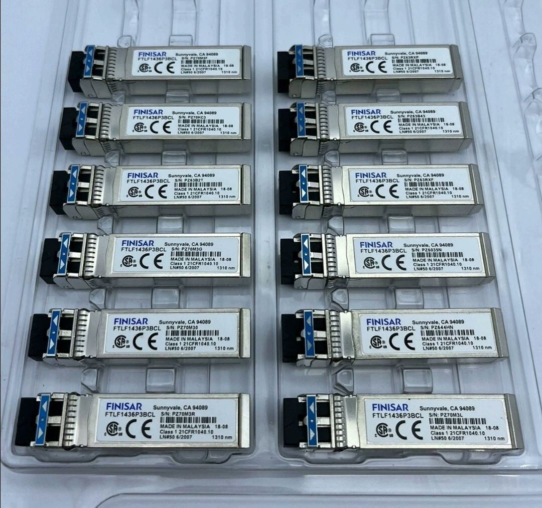 1 unidad Finisar FTLF1436P3BCL 25GBASE-LR 25GE SFP-25G-LR SFP28 Módulo LC SMF de 10 km