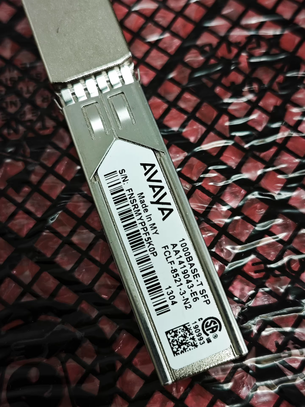 Avaya Nortel AA1419043-E6 SFP-T RJ45 1000BASE-T FCLF-8521-3-N2 SFP copper