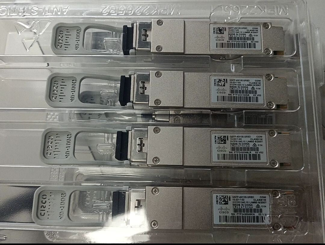 1 unidad de transceptor Cisco 100G y 40G SR-BiDi 10-3317 OM4 MF QSFP-40/100-SRBD