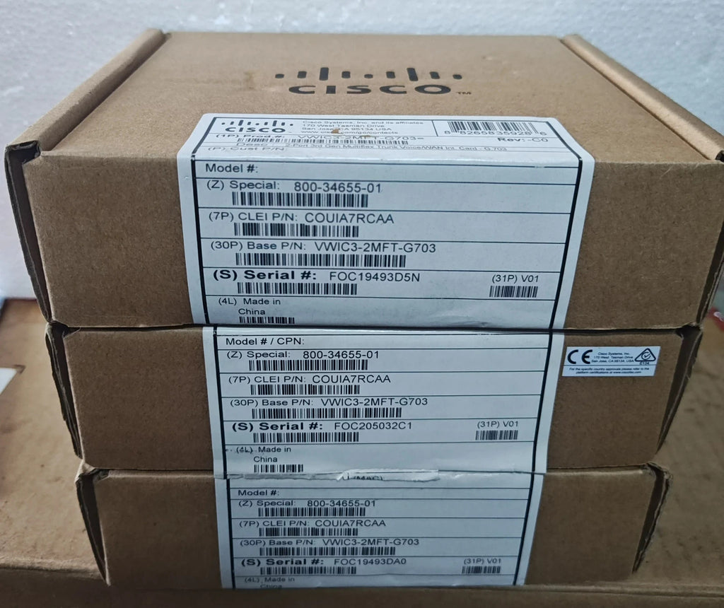 1 unidad Tarjeta de Interfaz WAN de Voz Cisco VWIC3-2MFT-G703 original nueva