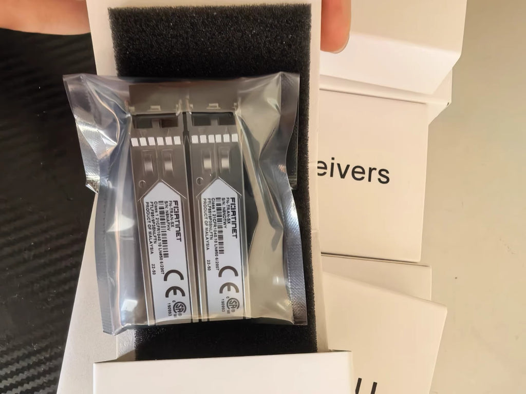 2PCS Fortinet FN-TRAN-SX | FTLF8519P3BNLFTN | 1000Base-SX SFP Transceivers
