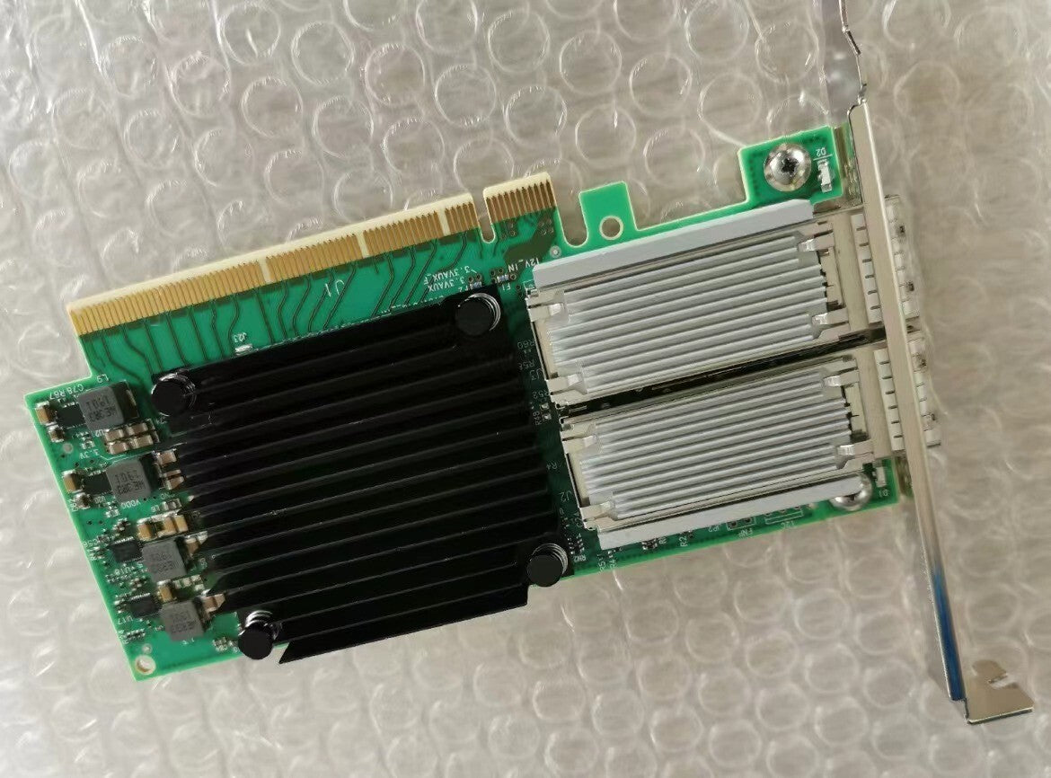 1x Used Mellanox MCX516A-CCAT ConnectX-5 2x100GbE QSFP28 Network Card VIA Fdx P1