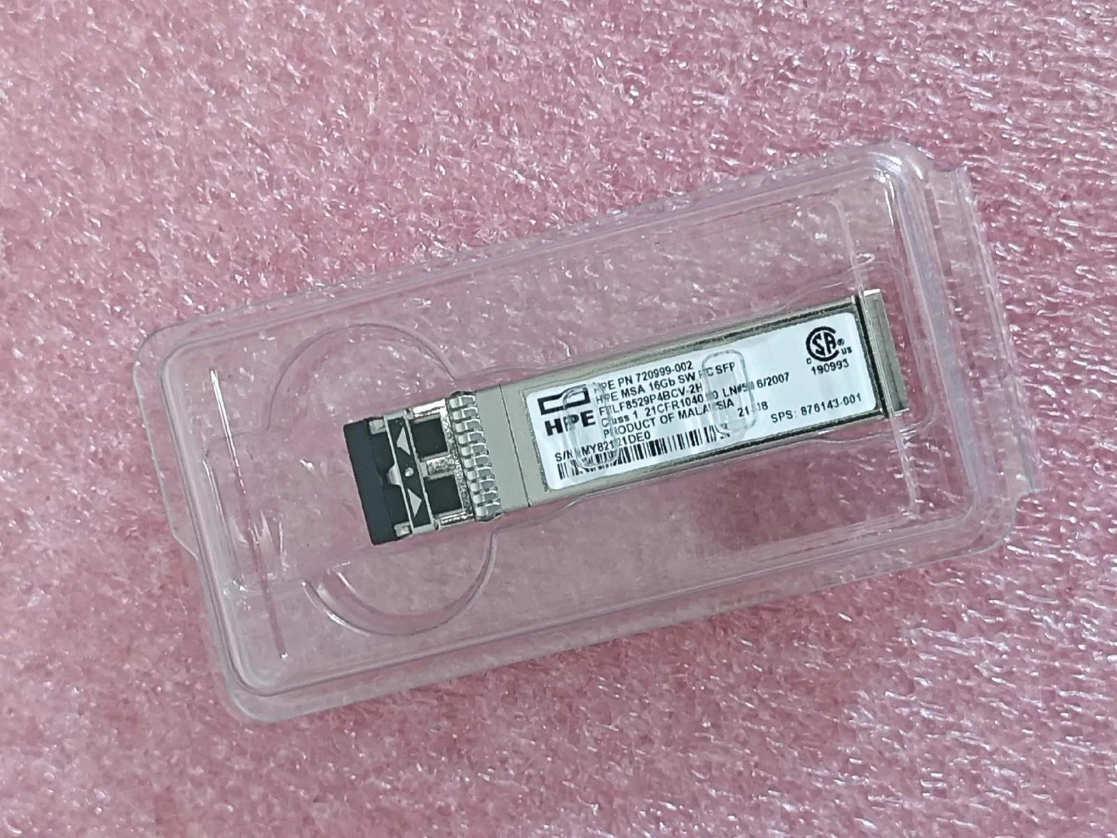 1pc HPE C8R24B HP MSA 720999-002 16GB Short Wave Fibre Channel 876143-001 SFP+