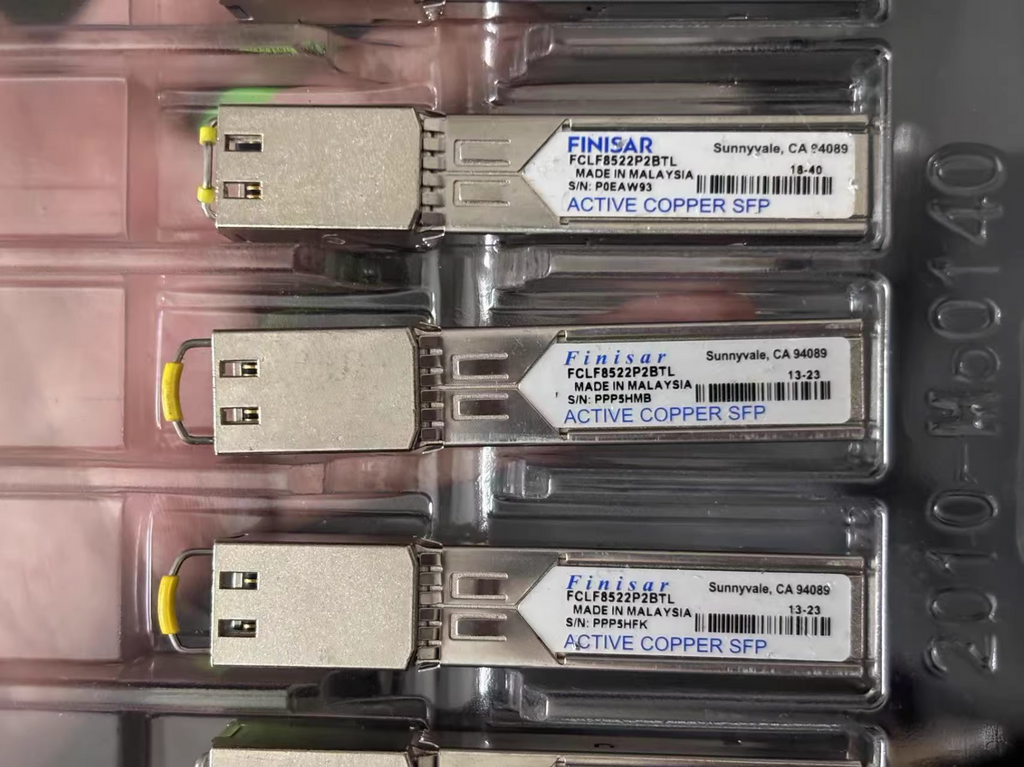 2 Stück Finisar FCLF8522P2BTL 1000BASE-T RJ45 Kupfer SFP Glasfaser RJ-45 Transceiver