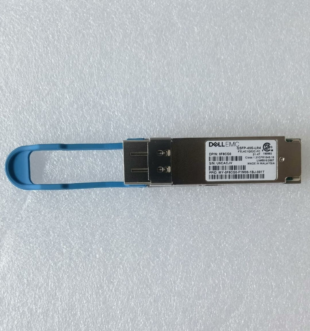 1 Stk. Dell EMC QSFP+ 40Gb QSFP-40G-LR4 FTL4C1QE2C-FC Optischer Transceiver 0F8CG0